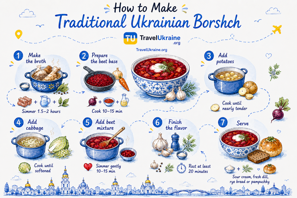 how to make borsch