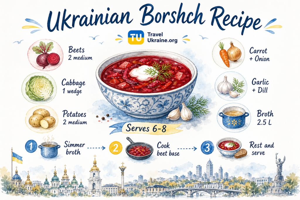 Classic Ukrainian Borshch Recipe